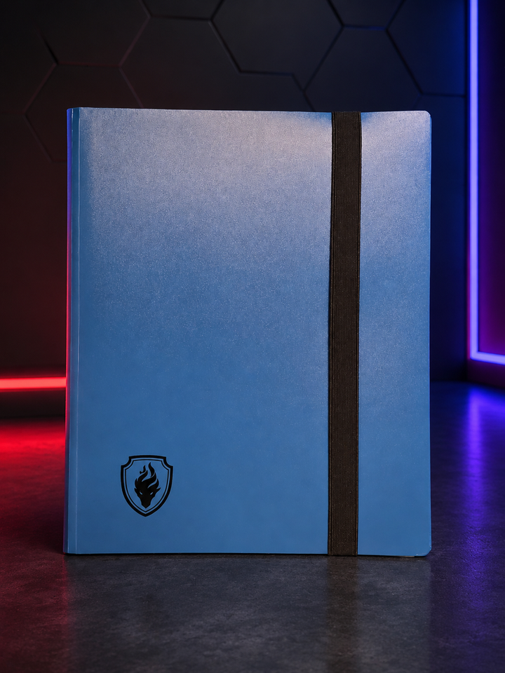Fabmaker 9-Pocket Trading Card Binder – 396 Pockets, Blue