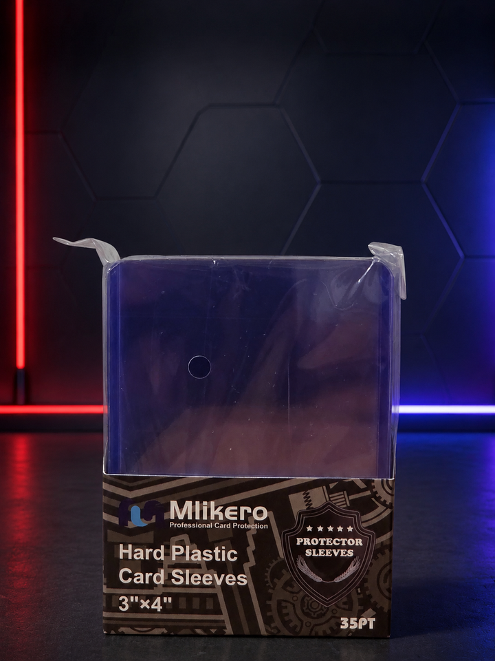 Card Sleeves Hard Plastic, 3"X4" Card Protector, Premium Trading Card Holder