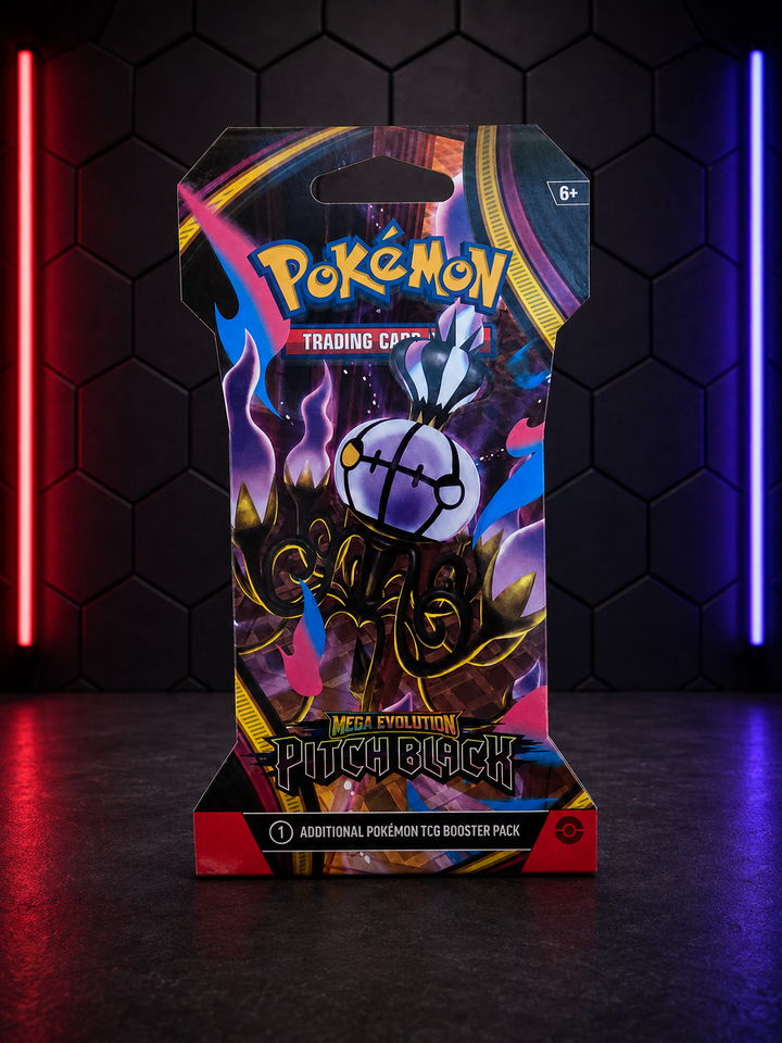 Pokemon TCG: Mega Evolution—Pitch Black Hard Booster Pack (English)